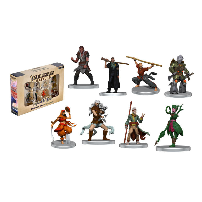 Pathfinder Battles: Impossible Lands - Heroes and Villains Boxed Set