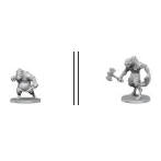 Pathfinder Battles Deep Cuts Unpainted Miniatures: W26 Werewolf & Wereboar