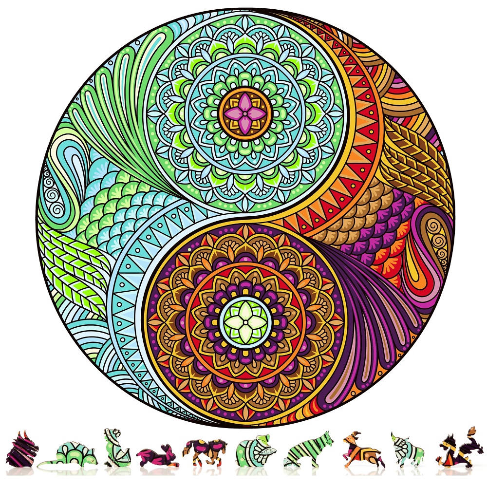 Image of Yin Tang Wooden Puzzle, 200 Pcs