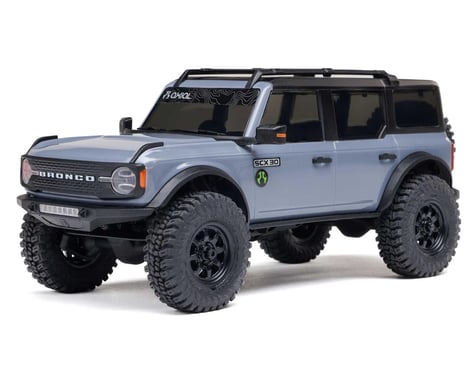 1/30 SCX30 Ford Bronco 4X4 RTR Brushed Rock Crawler (Battery & Charger Included), Gray