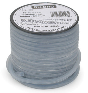 50 Foot Blue Silicone Fule Line (Medium - 3/32' id) Airplanes/Heli - GLOW FUEL ONLY