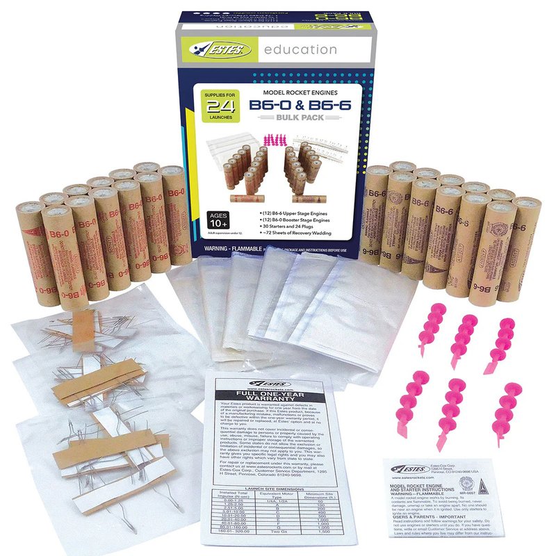 Estes B6-0/B6-6 Engine Educator Pack (24)