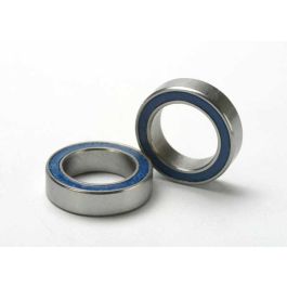 (03/23/23)10 X 15 X 4MM BALL BEARING (2) BLUE RUBBER SHEILD REV
