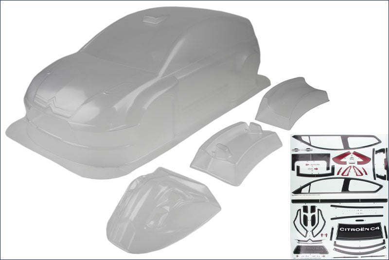 CLEAR BODY SET CITROEN C4 WRC