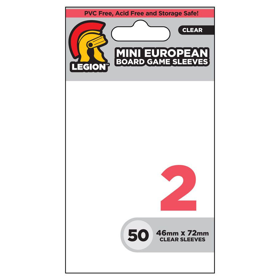 Board Game Sleeves: Mini-European (50)