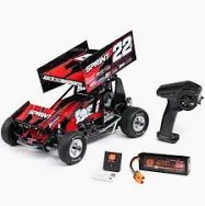 22S Sprint, RTR with Battery and Charger, Red: 1/10 2WD