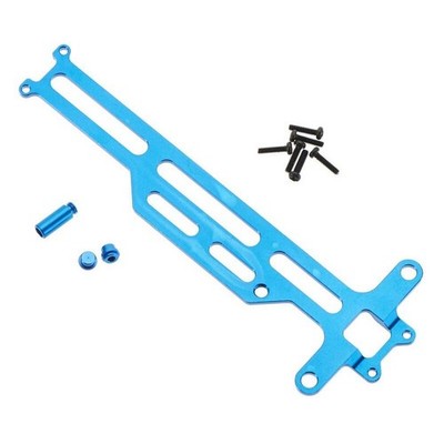 '+Aluminum Chassis Brace Blue BX MT SC 4.18