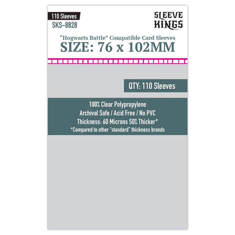 Sleeve Kings: Hogwarts Battle Large Sleeves 76mm x 102mm