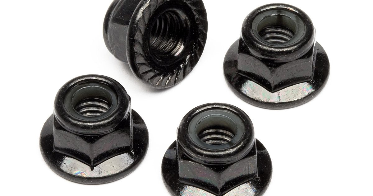 FLANGE LOCK NUT M5 4 PCS - Clockwise, Savage