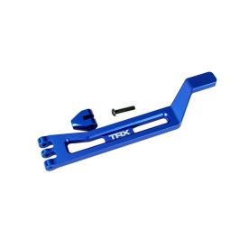 Blue Aluminum Battery Hold-Down Strap w/ Post