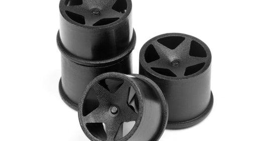 Super Star Wheel Set Black (4) Q32
