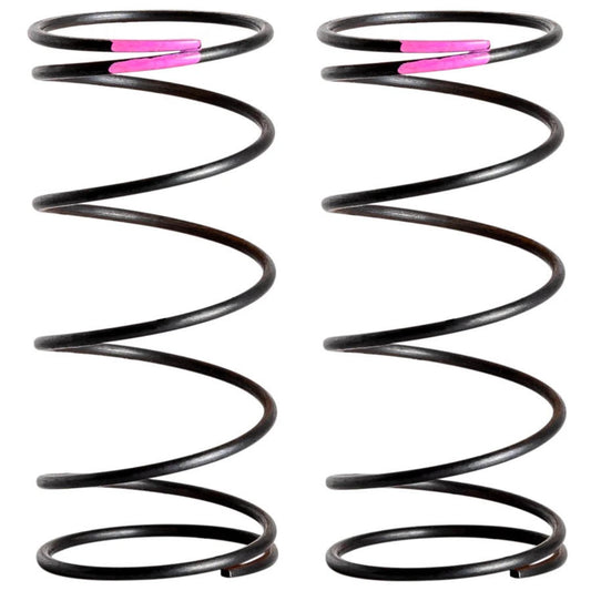 Image of X-Gear 13mm Buggy Front Springs, 3X Hard 6.00T Pink