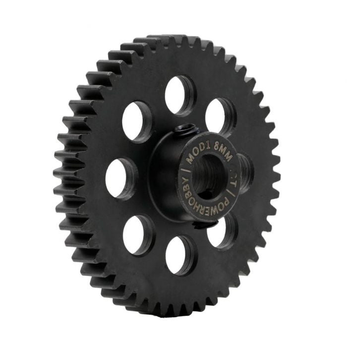 Image of Hardened Steel 27T Mod1 8mm Pinion Gear with 2 Grub Screws