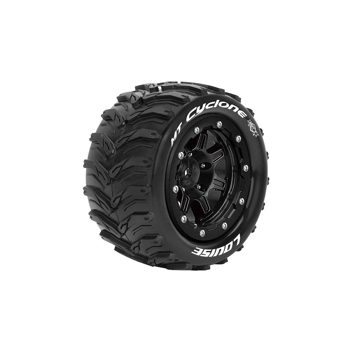 Image of MFT MT-Cyclone 1/10 Monster Truck Tires, 1/2" Offset, 17mm