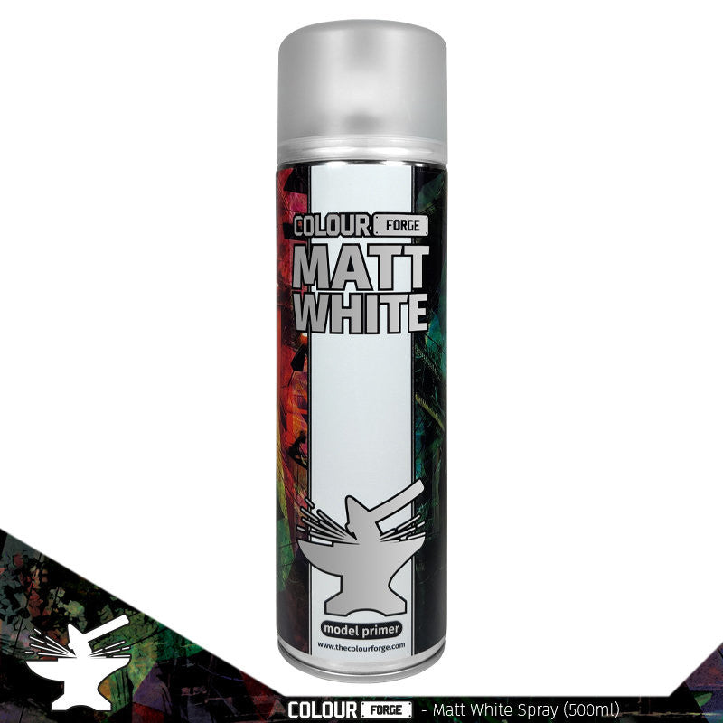 Colour Forge Spray Matt White (500ml)