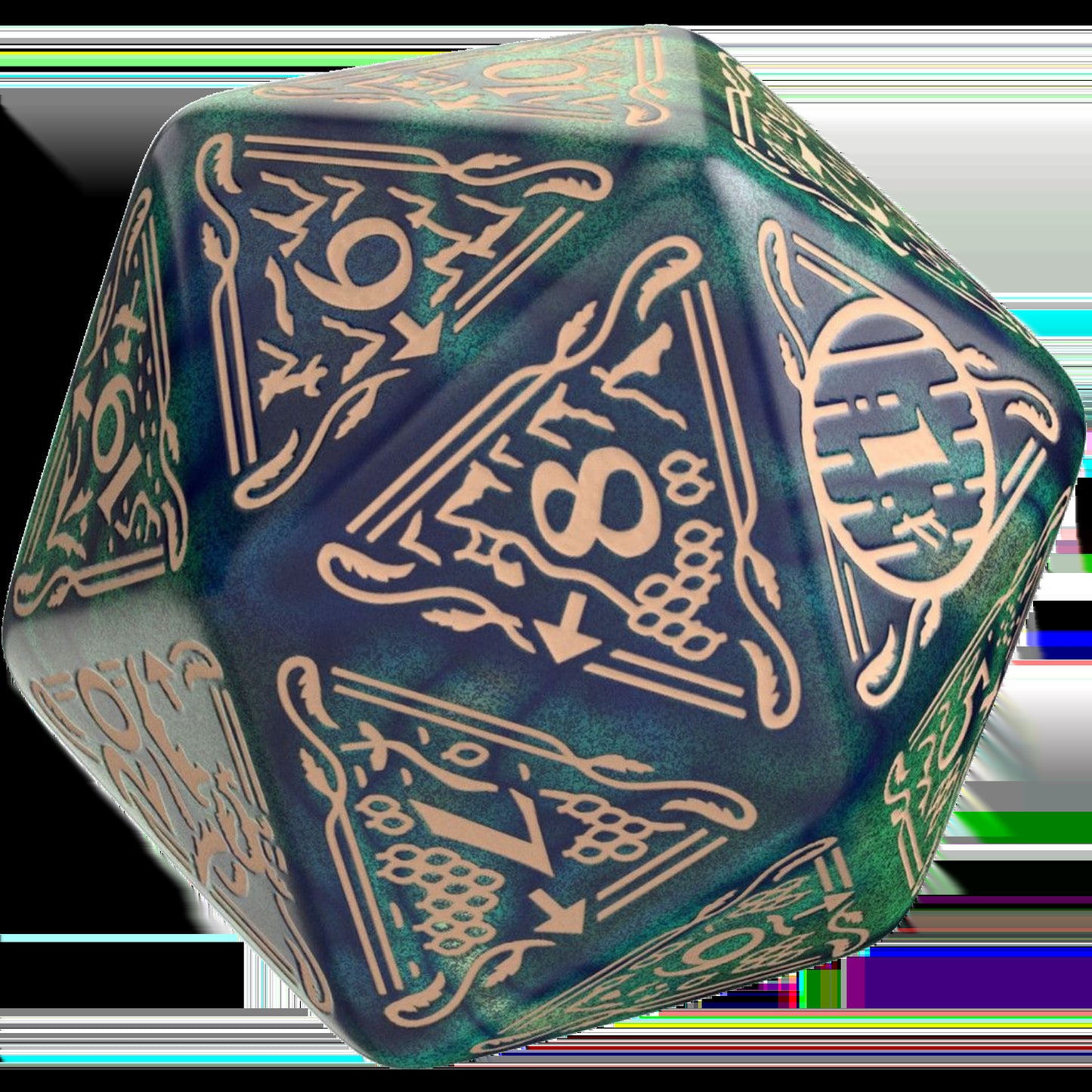 THE HOBBIT SPINDOWN D20 - TIDEBORN TCG JUMBO DIE (12)