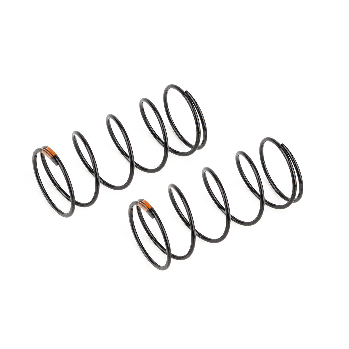 Image of Team Associated 13mm Front Shock Springs Orange 4.3lb/in, L44, 6.0T 1.2D, B6.4