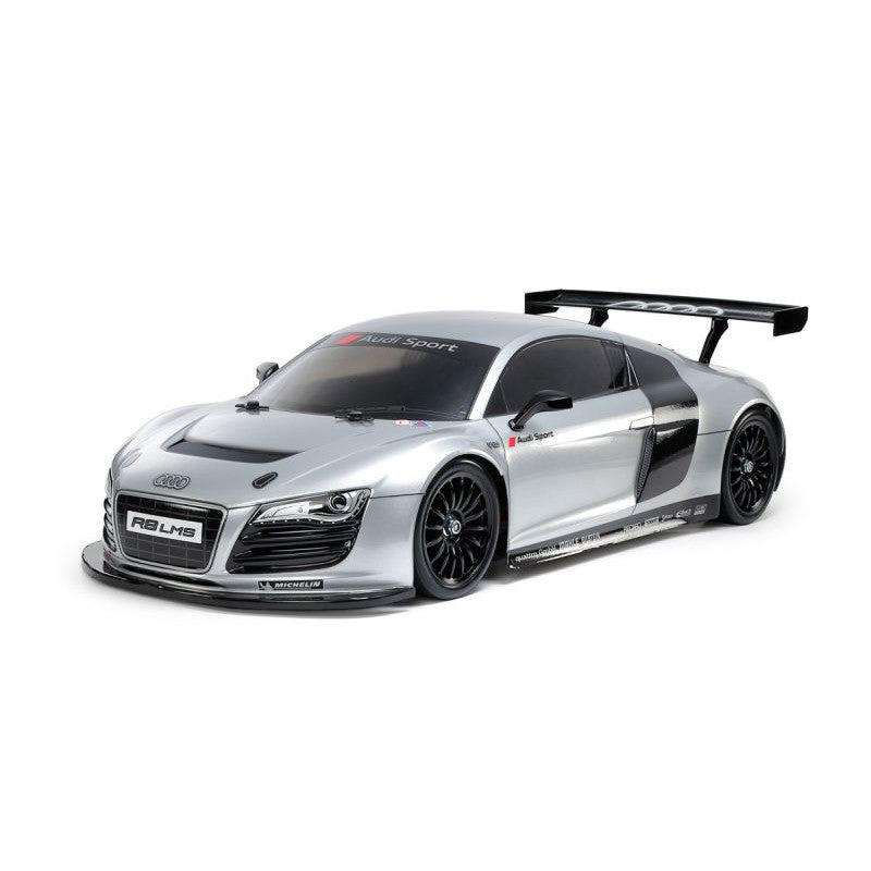 Image of 1/10 R/C Audi R8 LMS 2008 (Silver Painted Body) (TT-02)
