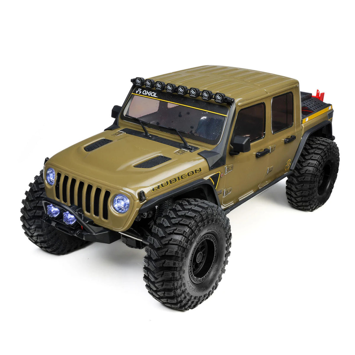 1/10 Axial SCX10 III Jeep JT Gladiator 4X4 RTR Brushed Rock Crawler, Green