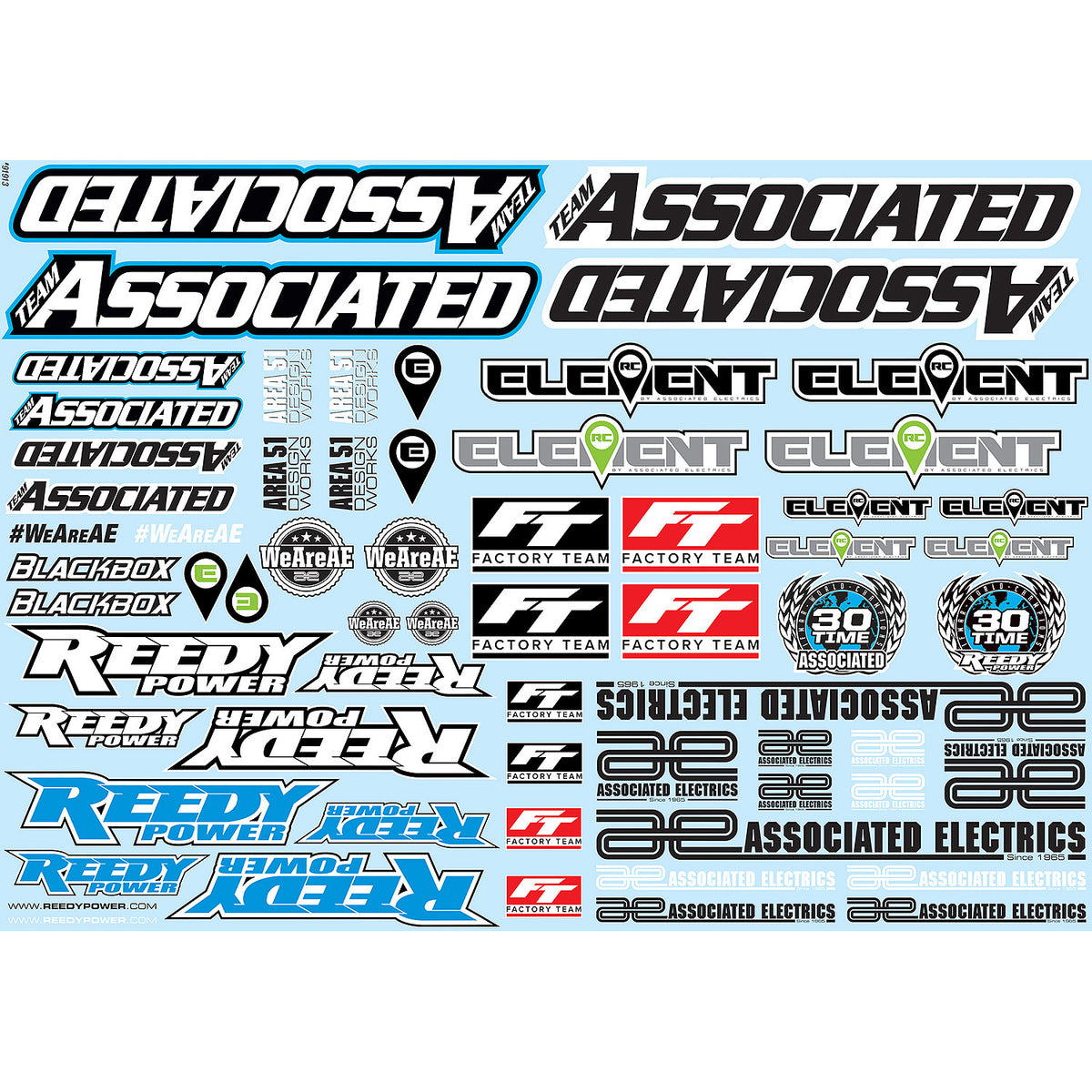 Image of AE Branding Decal Sheet