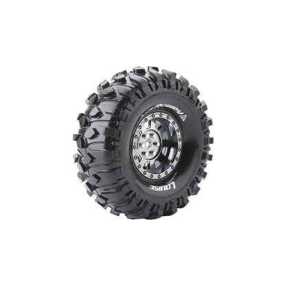 Image of CR-Rowdy 1/10 1.9" Crawler Tires, 12mm Hex, Super Soft,