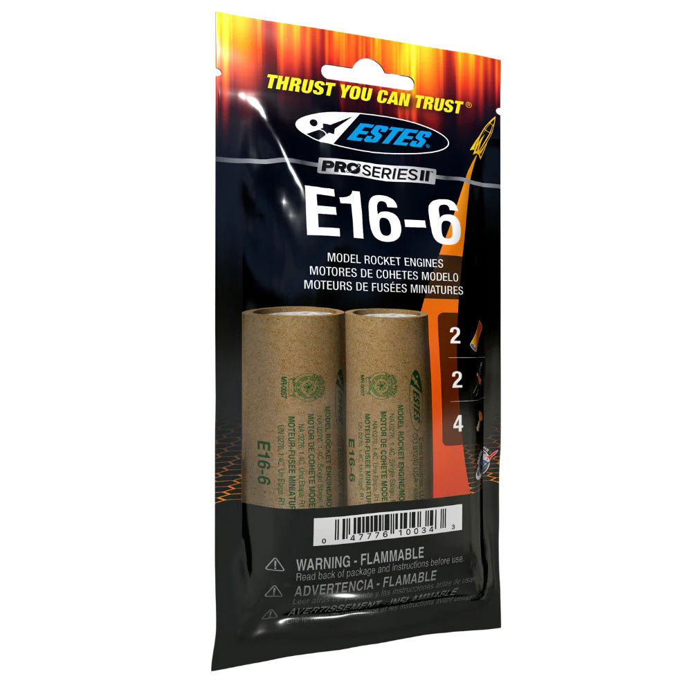 Image of E16-6 29mm Model Rocket Engine (2pk)