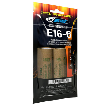Image of E16-6 29mm Model Rocket Engine (2pk)