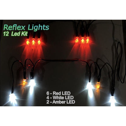 Image of Lights White (12 LED) 6 Red, 4 White, 2 Amber