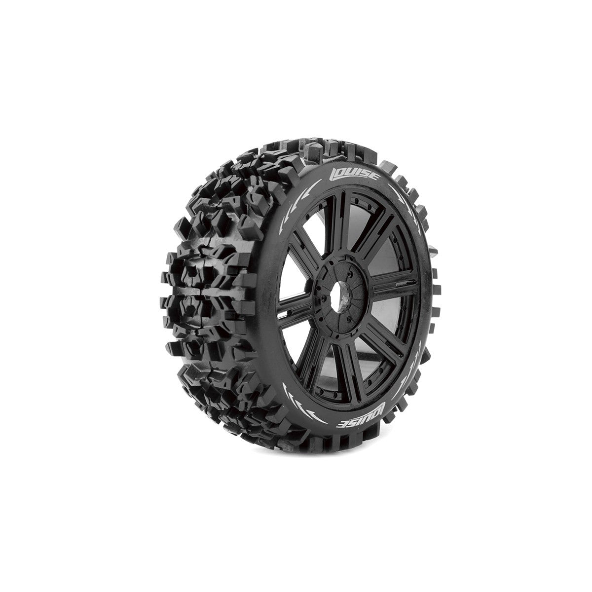 Image of B-Pioneer 1/8 Off-Road Buggy Tires, 17mm Hex, Mounted on