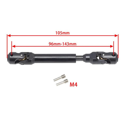 Image of Universal Spline Drive Shaft CVD 96-143mm (1) TRX-4 Wraith