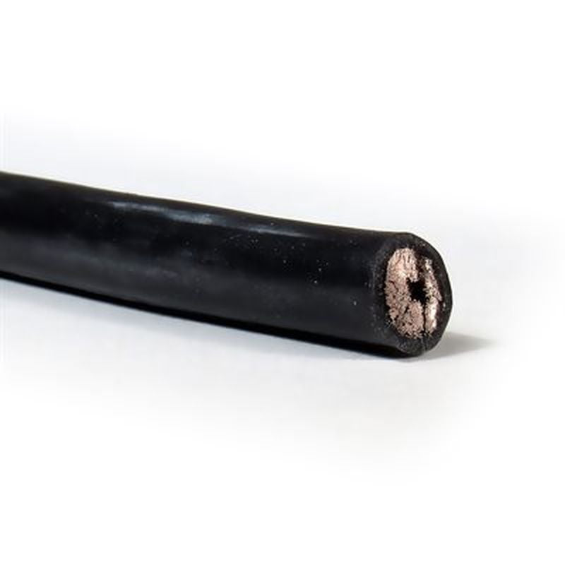 Image of Castle Wire, 6 Gauge, Black, 24"