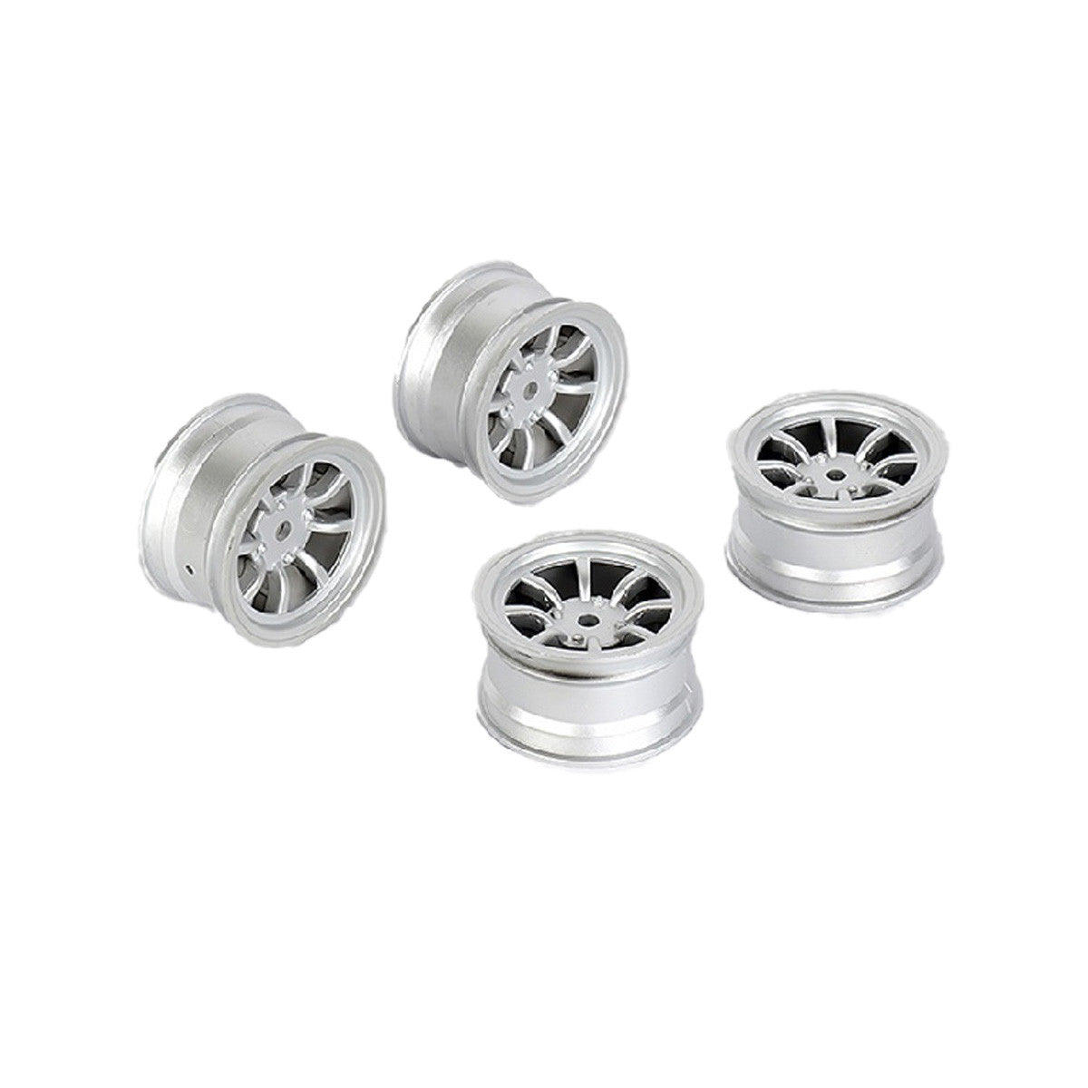 Image of 8 Spoke Wheel +1mm (Silver), for LMX