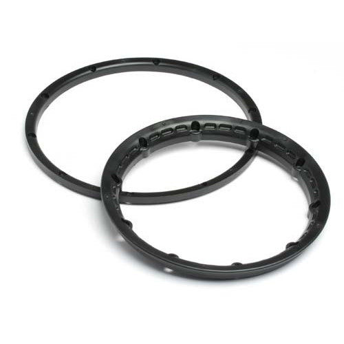 Image of HPI Racing/Black Heavy Duty Beadlock Rings (2)/Baja 5B Buggy HPI3271