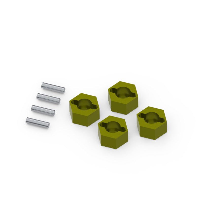 Image of 7mm Hex Hub Set (Brass / 4pcs) for Venture18