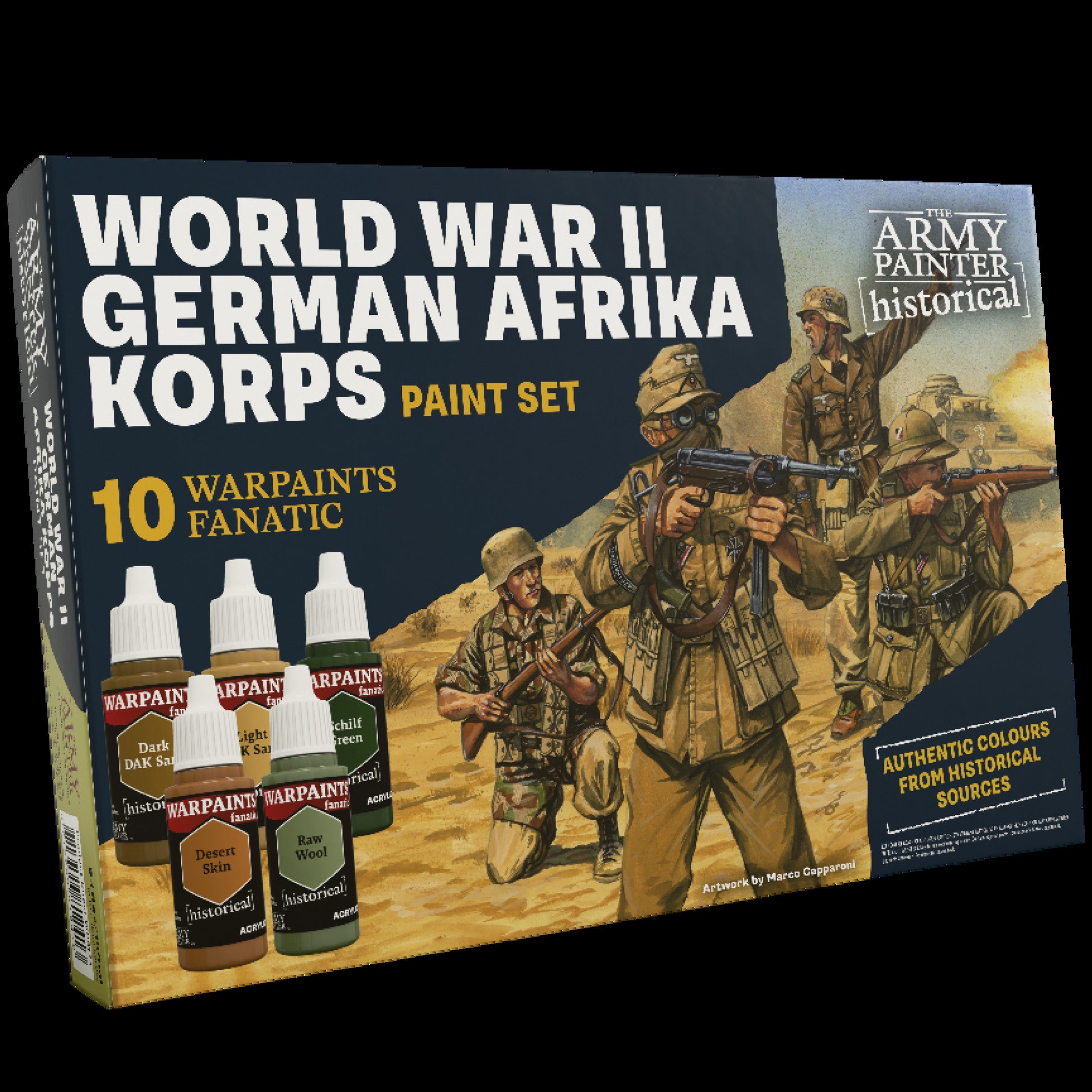 Historical: WWII German Afrika Korps Paint Set