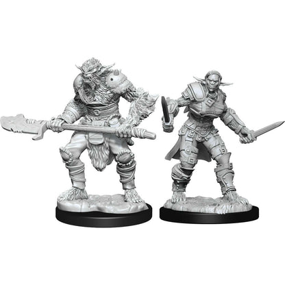 DND UNPAINTED MINIS WV15 BUGBEAR MALE AND FEMALE