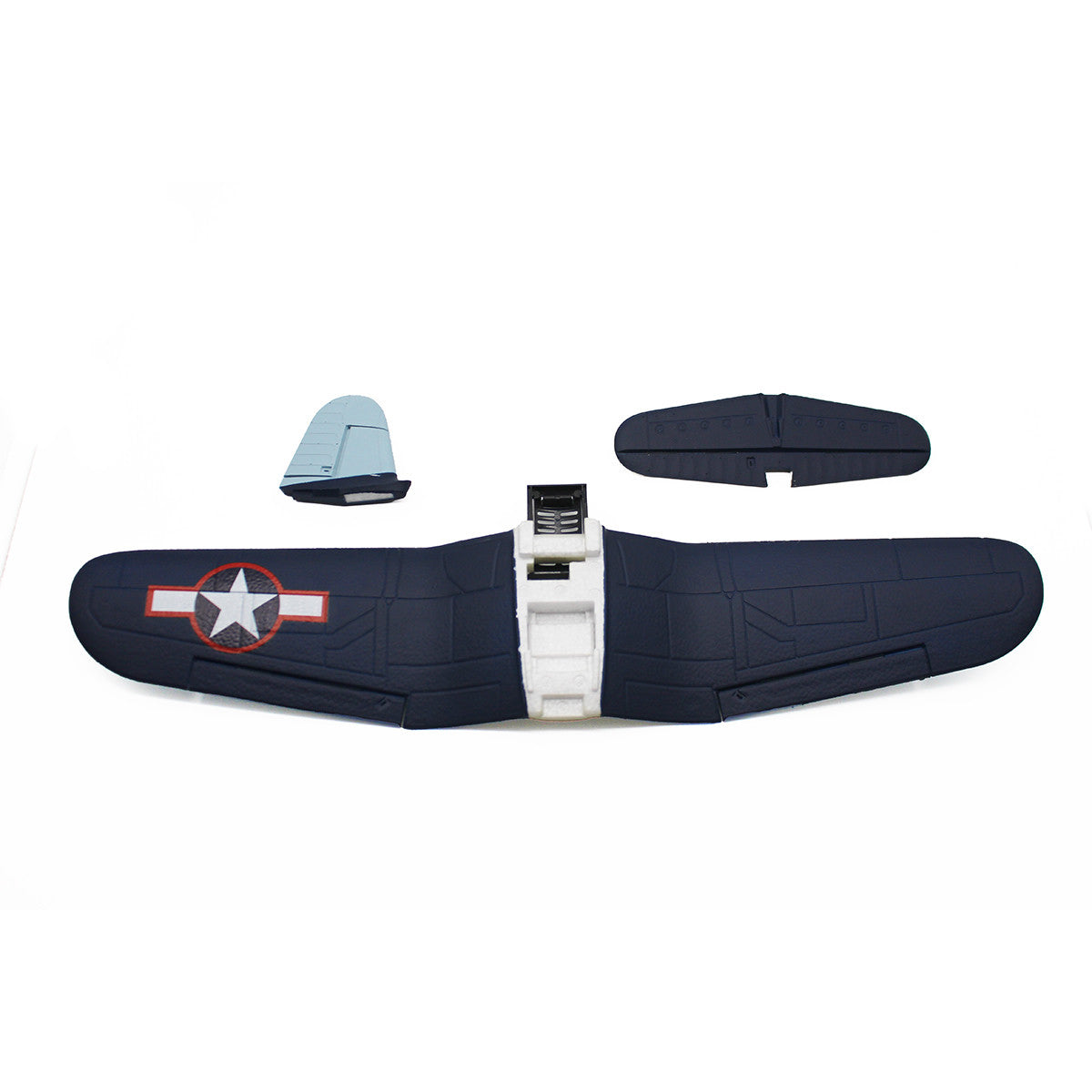 Image of Painted Main Wing and Tail Set; F4U BL