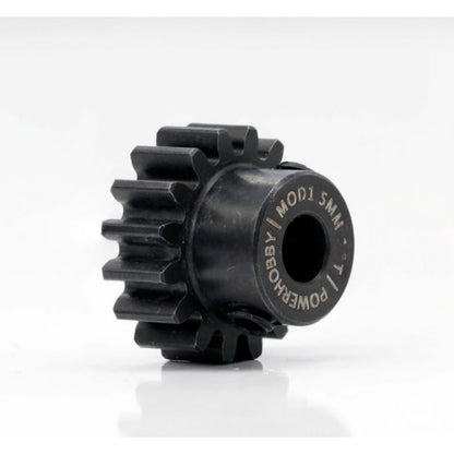 Image of Hardened Steel 14T Mod1 5mm Pinion Gear with 2 Grub Screws