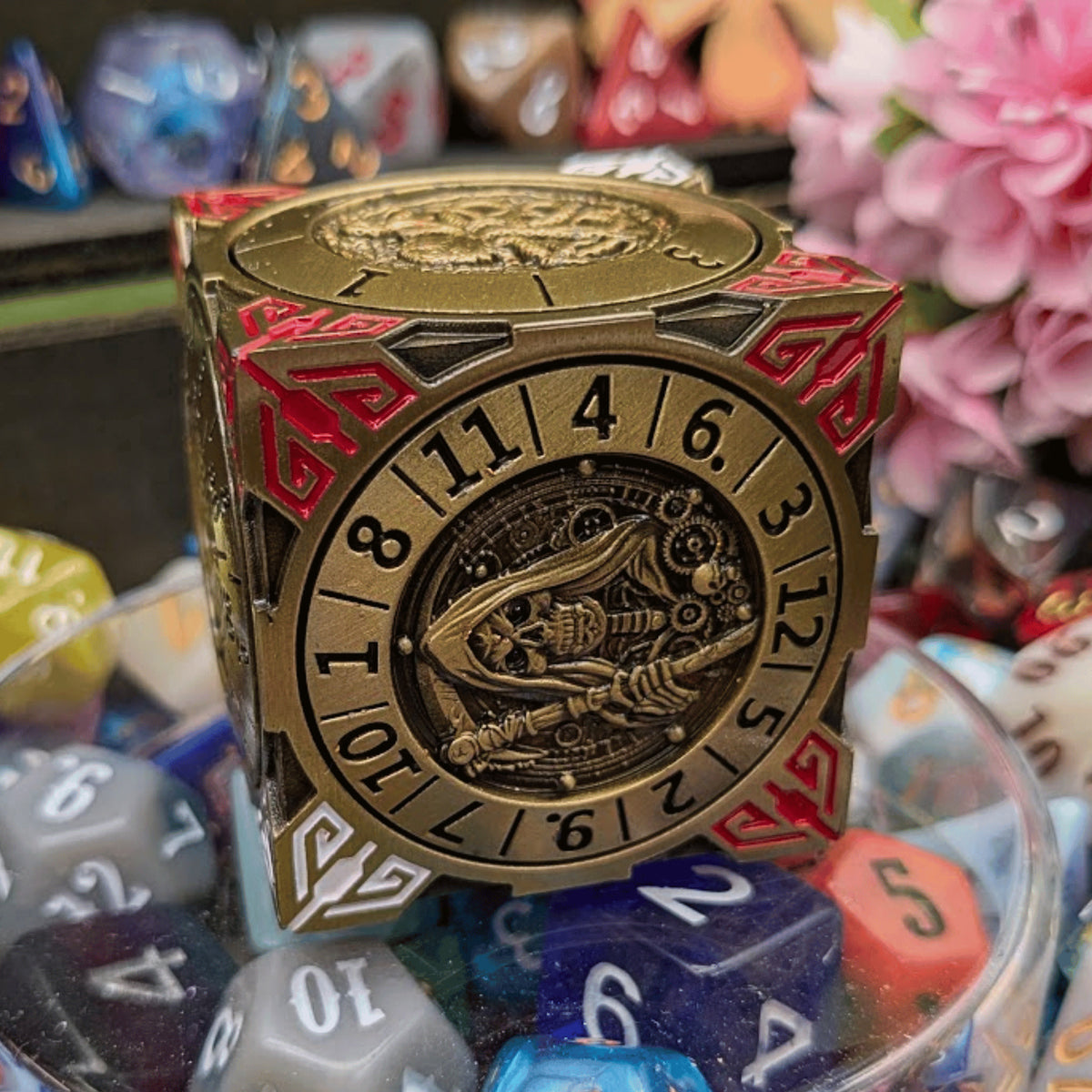 Eldercube Dice Fidget Cube Gold