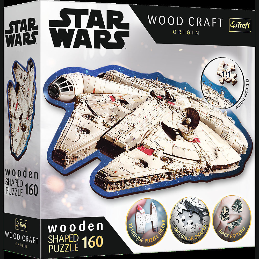 Puzzle: Star Wars: Woodcraft: Millennium Falcon 160 Piece