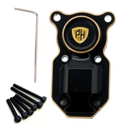 Image of Brass Counterweight Axle Diff Cover Housing, for Axial SCX24