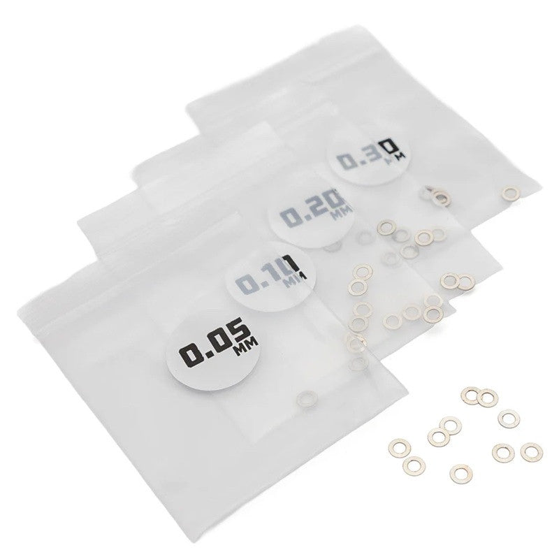 Image of MicroTune Shims - 2.5mm ID x 0.05, 0.10, 0.20, 0.30 - 10pcs