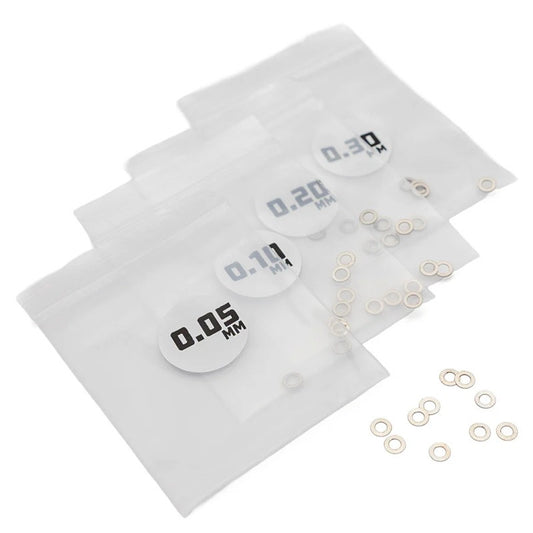 Image of MicroTune Shims - 2.5mm ID x 0.05, 0.10, 0.20, 0.30 - 10pcs