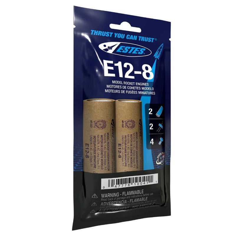 Image of E12-8 Model Rocket Engines, (2pk)