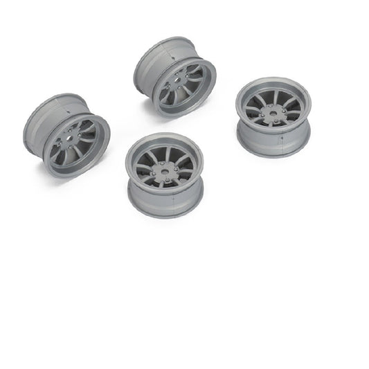 Image of 8 Spoke Wheel +4mm (Gray), for LMX