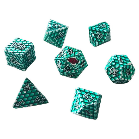7-Set Dragonscale Metal Green