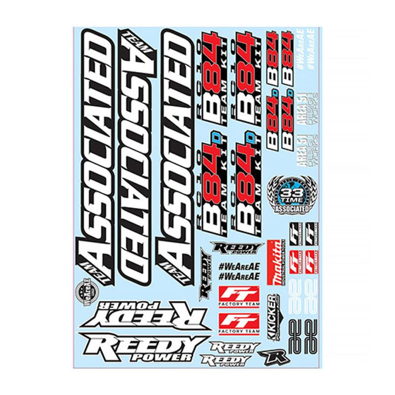 Image of RC10B84 Decal Sheet