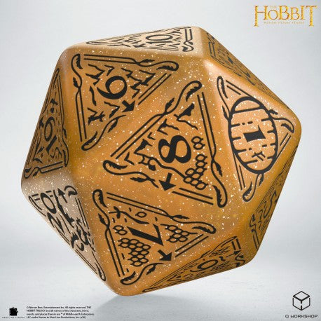 THE HOBBIT SPINDOWN D20 - SOLARIS TCG JUMBO DIE (12)