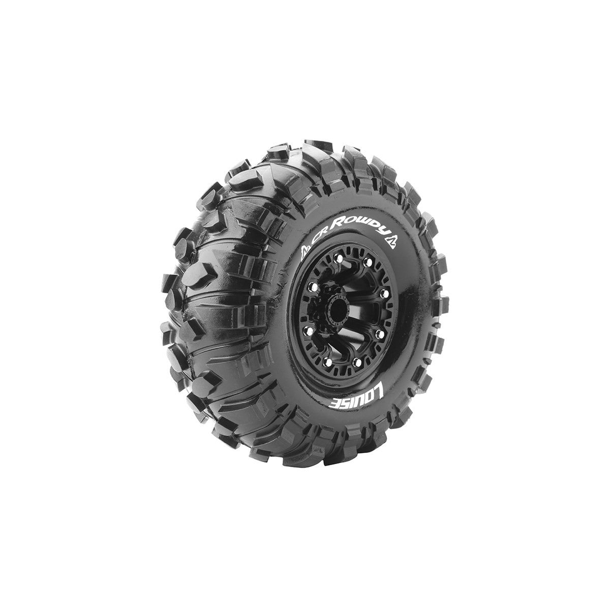 Image of CR-Rowdy 1/10 2.2" Crawler Tires, 12mm Hex, Super Soft,