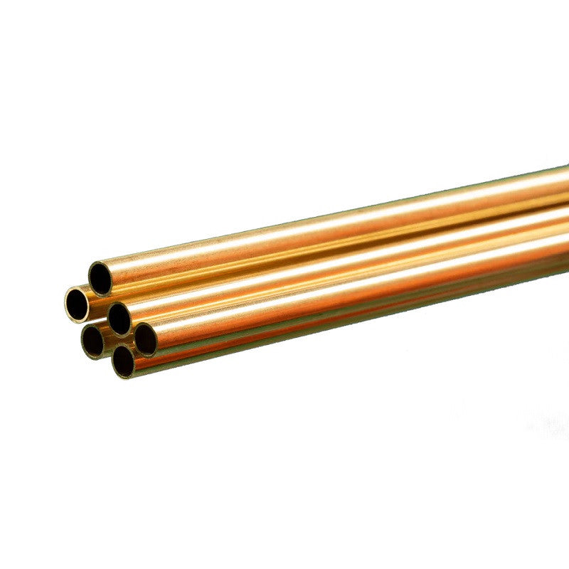 Image of Round Brass Tube: 3/16" OD x 0.014" Wall x 36" Long